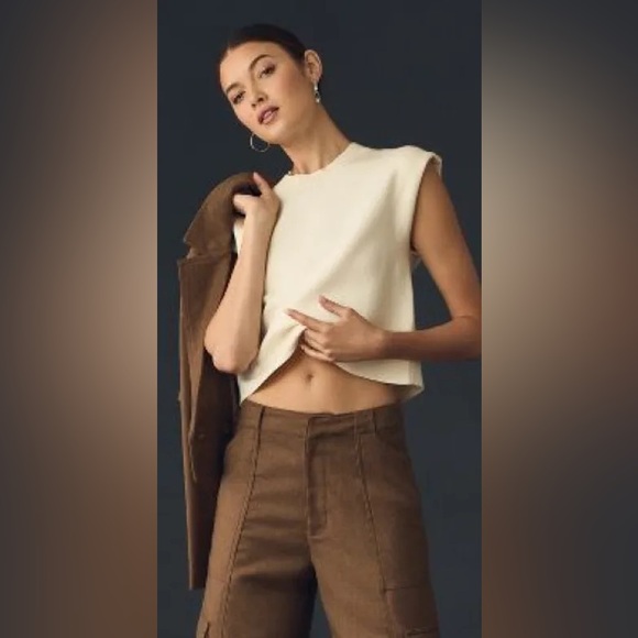 Maeve Sweaters - Anthropologie The Noah Muscle Tank Sweater by Maeve Size Small